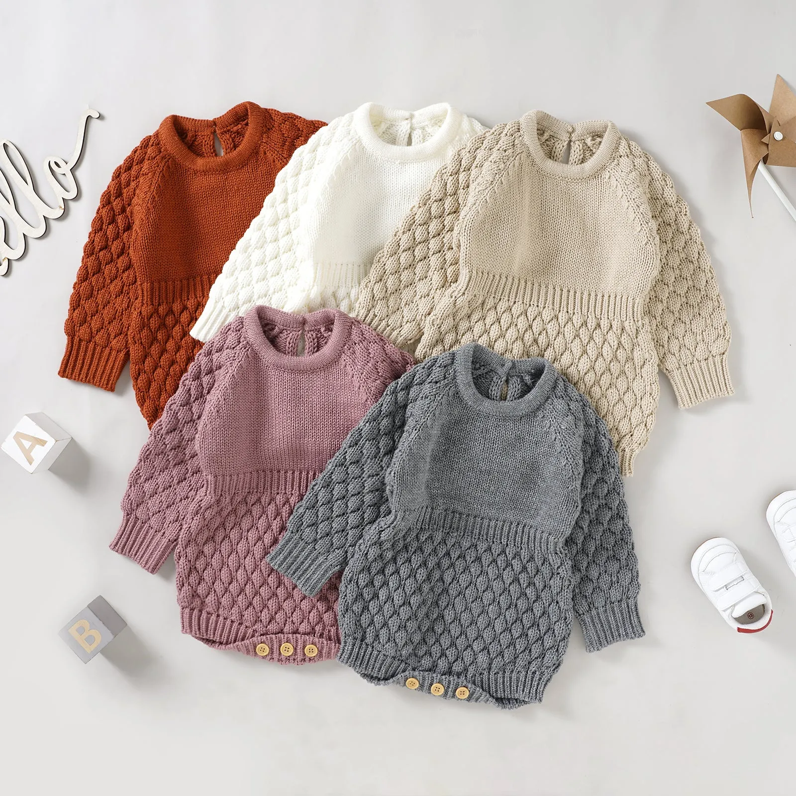 ANGEL Knitted Romper