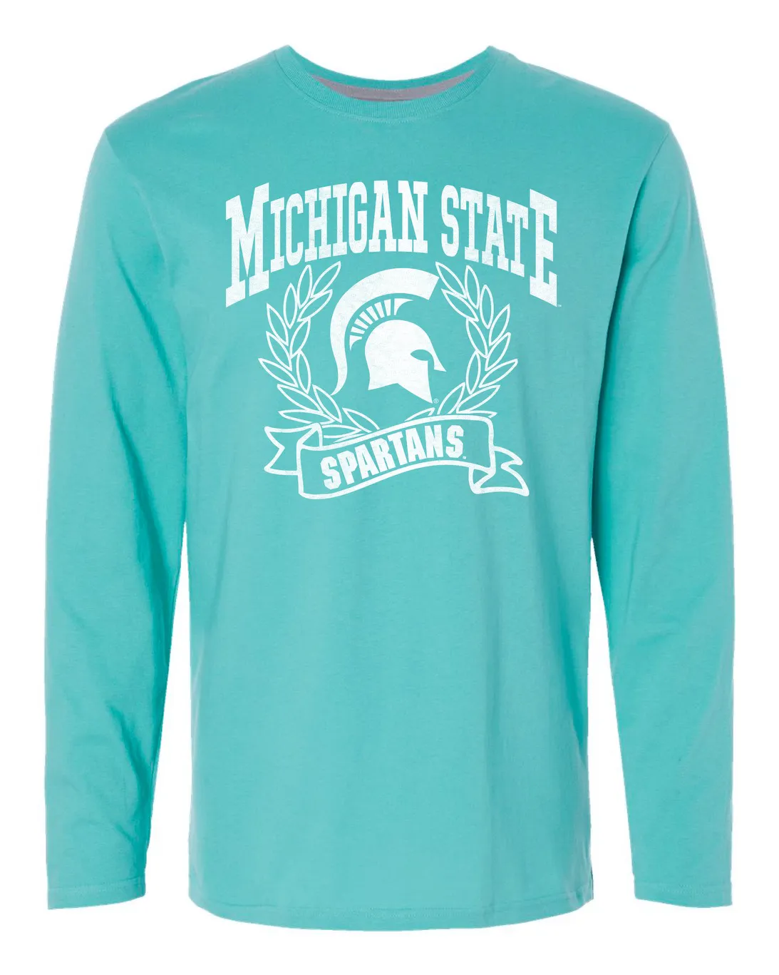 Michigan State University Women's Long Sleeve Boyfriend Fit T-shirt